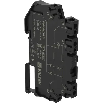 Jistič A06060 DM-048/1-RB Přepěťová ochrana dvoužilových plovoucích signálových linek, Saltek