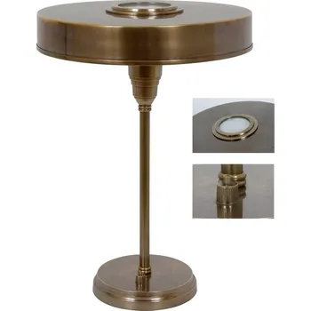 Lampička Retro stolní lampa do pracovny AIDEN Barva: mosaz