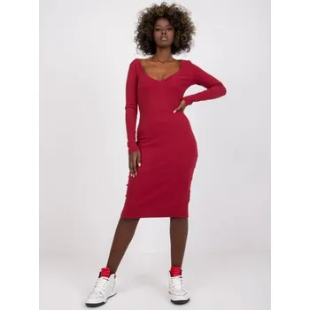 Dámské šaty Dámské šaty Lucy RUE PARIS bordó
