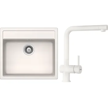 Kuchyňský dřez Set Schock S9-1 (dřez Mono N-100 Polaris + baterie Epos Polaris)