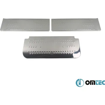 Nerez prahové lišty dveří Omtec pro vybrané typy dodávek (3 dveře)