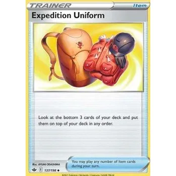 Sběratelská karetní hra Pokémon CRE 137/198 Expedition Uniform - Chilling Reign Stav: Near Mint, Verze: REVERSE HOLO