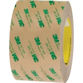 Výstražná páska 3M 467MP transferová oboustranně lepicí páska, čirá, tloušťka 0,06mm, návin 55m šířka: 6mm