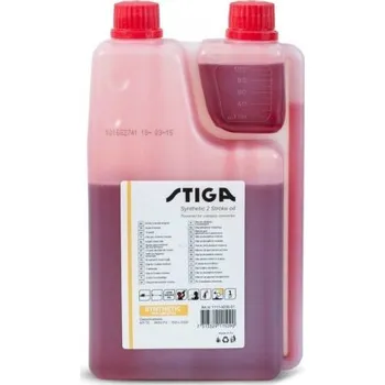 Provozní kapalina Olej Stiga 2-takt 1L s měrkou do křovinořezů, pil a ostatních 2-dobých strojů