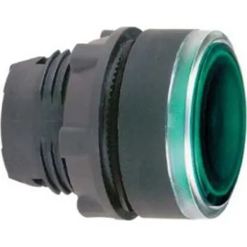 vypínač ZB5AW333 Ovlád. hlavice stiskací prosvětl.,lícující-zelená