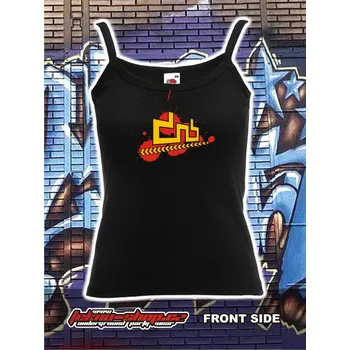 TEKNOSHOP 3D DNB tílko s potiskem dámské M černé