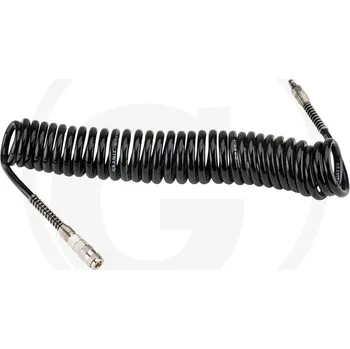 Zahradní hadice Spirálová hadice na stlačený vzduch 10 m GRANIT BLACK EDITION