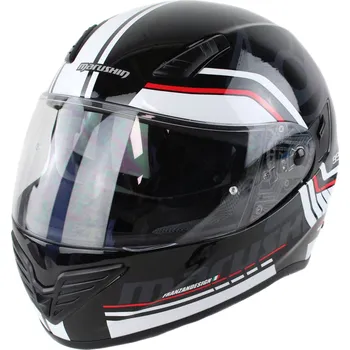 Helma na motorku Motocyklová přilba Marushin 999 RS LASER červená Velikost: XXL