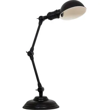 Lampička Industriální stolní lampa WILLIAM Barva: spálená černá