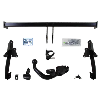 Tažné zařízení Brink tažné zařízení Odnímatelné tažné rameno zasunuté diagonálně zespodu - FIAT 500L