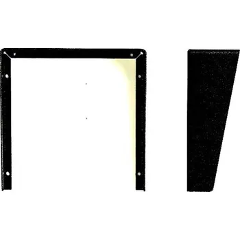 4FA 690 21.5 Stříška KARAT vertikální pod omítku VPO 1 rám, černá, Tesla Stropkov