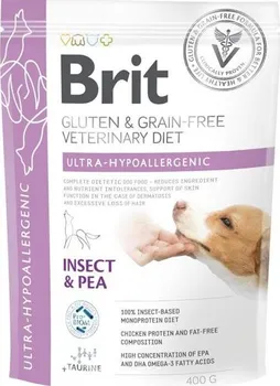 Krmivo pro psa Brit Veterinary Diet Dog Ultra-Hypoallergenic Insect/Pea