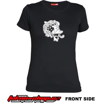 Dámské tričko TEKNOSHOP Bart23 tekno tričko s potiskem dámské L modré