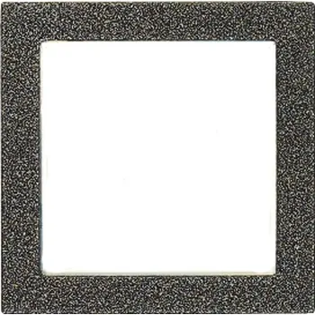 4FN 230 89.2 Modul popisný KARAT 4+n s podsvitem, antika stříbrná, Tesla Stropkov