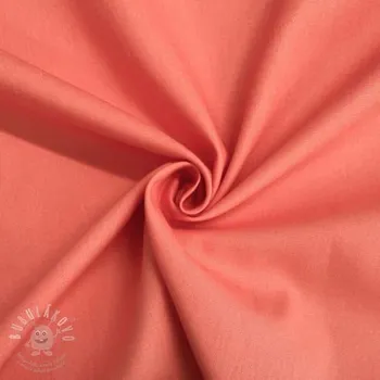 Bavlněný popelín coral