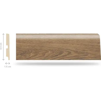 Soklová lišta Swiss Krono P85 - Dub Brownie D40084