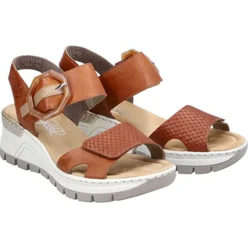 Dámské sandále Rieker 66474-24 hnědá, vel. 42