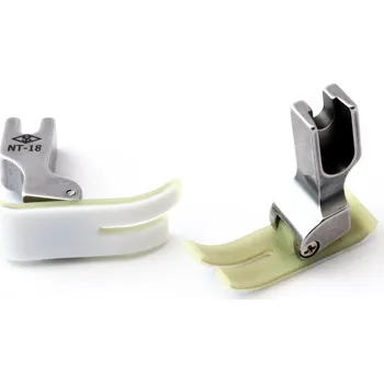 Příslušenství k šicímu stroji NT-18 TEFLONOVÁ PATKA PRO 1-JEHLOVÉ PRŮMYSLOVÉ ŠICÍ STROJE SE SPODNÍM PONORNÝM PODÁVÁNÍM