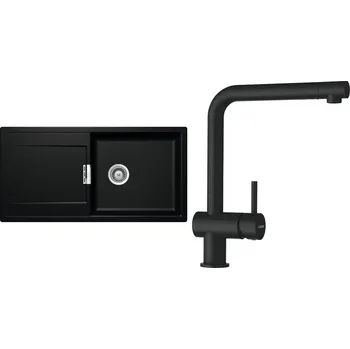 Granitový dřez Set Schock S9-1 (dřez Mono D-100L Magma + baterie Epos Magma)