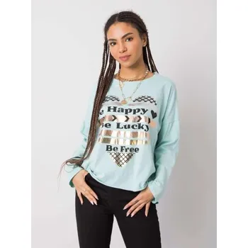 Dámská halenka s dlouhými rukávy MIRIANA mátově zelená