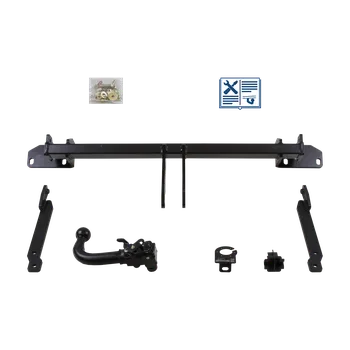Tažné zařízení AUTO-HAK tažné zařízení Odnímatelné včetně TowTec elektropřípojky 7pólové typová - OPEL MOKKA / MOKKA X