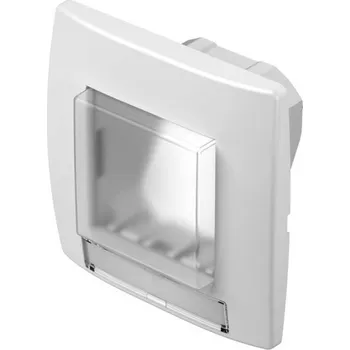 CM22PW-U Sada pro spínač IP44 2M PW - lesklá bílá, TEM