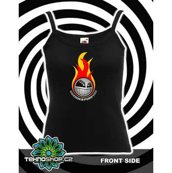 TEKNOSHOP BAZOOKA 009 tekno tílko s potiskem dámské L černé