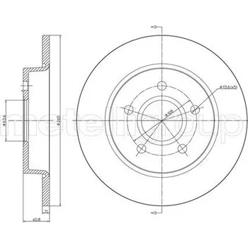 Brzdový kotouč Brzdový kotouč CIFAM (800-688C)