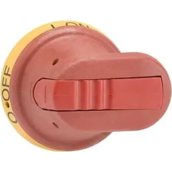 Jistič 1SCA022817R2300 OHY45J6E311 Rukojeť ovládací pro přepínač, žluto-červená, bez hřídele OXP, ABB