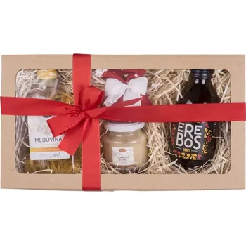 Dárkový potravinový koš Rodinná firma Pleva - Medové omámení