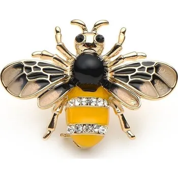 Brož včela yellow/black