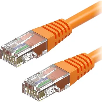 Datový kabel AlzaPower Patch CAT5E UTP 3m oranžový