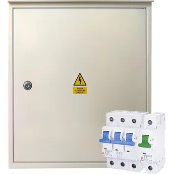 Rozvaděč RE11_J20/ZN_B Rozvaděč nerezový do výklenku s jističem 20A, IP43/20, s nástřikem bílá, RAL 9003