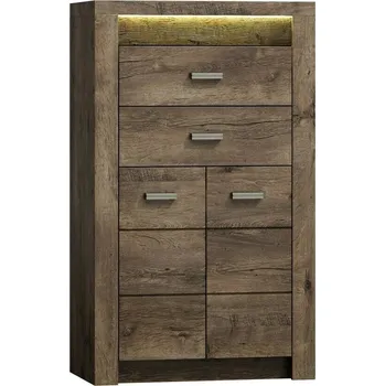 Komoda Eoshop Komoda DIAPOSILANNI I-6 jasan tmavý