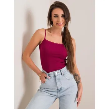 Dámský top SMILE bordó