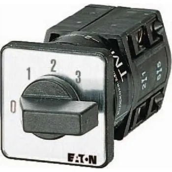 Elektroinstalační materiál TM-5-8281/E (70132) TM-5-8281/E Stupňový přepínač s nulovou polohou, 3-pól, 10A