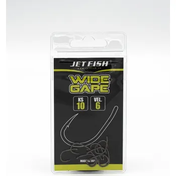 Rybářský háček JetFish JET FISH Háčky WIDE GAPE 10 kusů : číslo 6