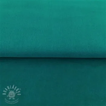 Manšestr tenký petrol