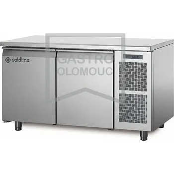 Coldline Chladící stůl TP13/1M s deskou bez zadního lemu Varianta: Chladící stůl TP13/1M s deskou bez zadního lemu