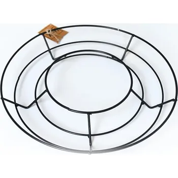 Černá drátěná miska, 29 cm