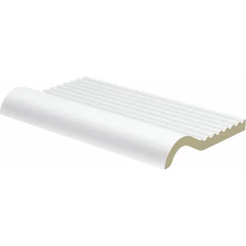 Obklad Pool, GTVDA013, přelivová hrana, 20 x 11,5 cm, bílá