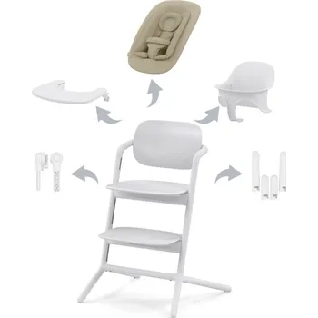 Dětsný nábytek Jídelní židlička Cybex Lemo 4v1 Barva: All White