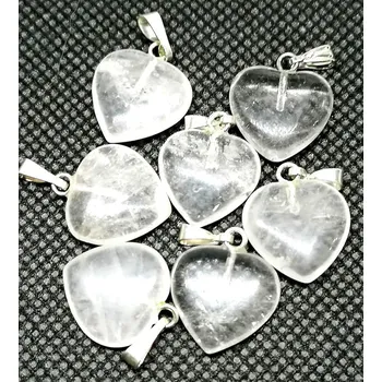 Přívěsek Křišťálový přívěsek srdíčko velké (cca 2 cm)