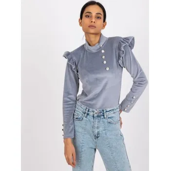 Dámská halenka s dlouhými rukávy CAPRI šedá