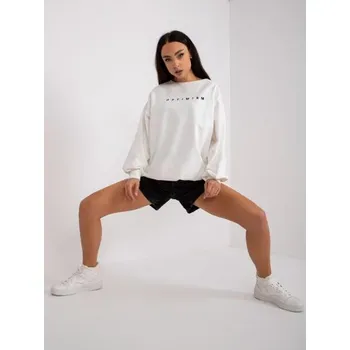 Dámská mikina Dámská mikina s kapucí a nápisem MILEY ecru