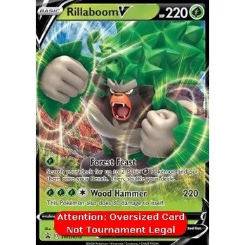 Sběratelská karetní hra Rillaboom V (SWSH 014) - Promo OVERSIZE