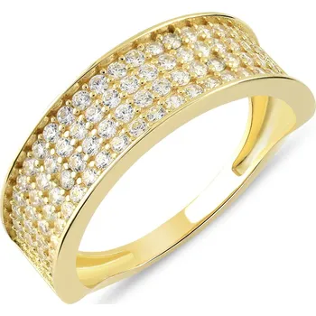 Prsten Lillian Vassago Zlatý prsten posázený zirkony LLV06-GR063 Velikost prstenu: 52