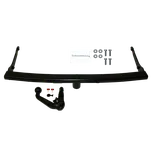 Westfalia tažné zařízení Odnímatelné Tažné rameno zasunuté zespodu - VW CC B7