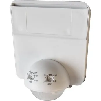 Pohybové čidlo Tracon TMB-316 Infračervený snímač pohybu,nástěnný, plochý , bílý 230V, 50 Hz, 360°, 2-10 m, 10 s-15 min, 3-2000lux, IP65 (Tracon TMB-316)
