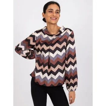 Dámská halenka Dámská halenka vzorovaná SILESIA černá